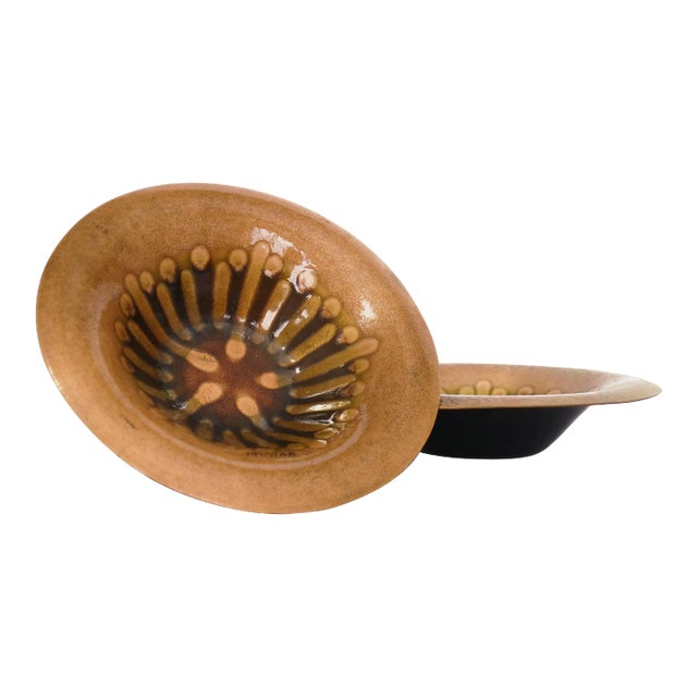 Sascha Brastoff Enameled Bowls - A Pair For Sale
