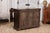 A French Henri II period Renaissance walnut buffet from the 16th century with carved folded cloth décor, two drawers over...