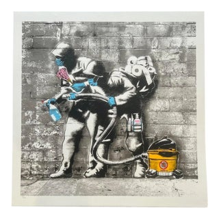 Pop Art Masterpiece by Los Angeles Artist Hijack "Pandemonium" Limited Edition Hand-Pulled Screen Print c.2020 For Sale