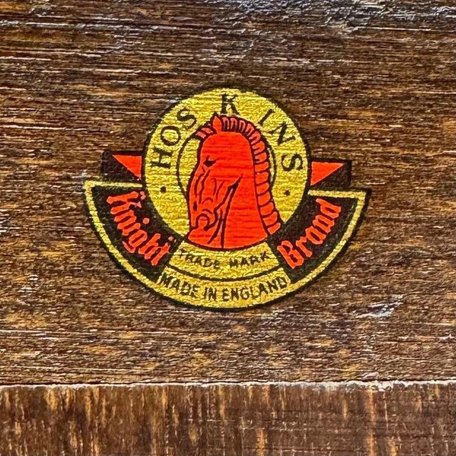 Antique English Edwardian Oak Blanket Box For Sale - Image 12 of 13