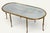 Mid-Century Modern Coffee Table in Gilt Bronze and Aged Mirror from Baguès, 1950s For Sale - Image 3 of 18