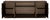 Behind center set of doors is one pull-out drawer with open storage above & below<br>Behind outer two doors is one...