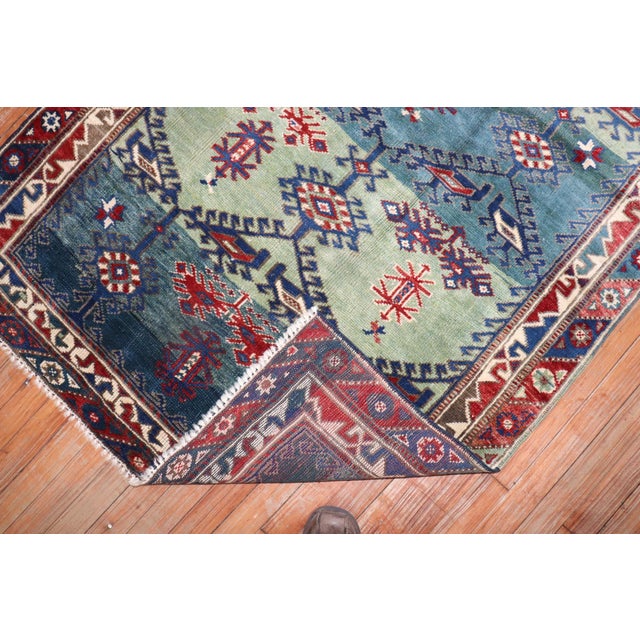 Antique Turkish Bergama Rug - 3'9" x 5'6" For Sale - Image 4 of 6