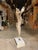 Contemporary Theodore Alexander Nickel Brass Temple Dancer With Marble Base For Sale - Image 3 of 6
