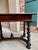 Antique English Barley Twist Writing Table Library Desk Jacobean Walnut C1880 For Sale - Image 10 of 18