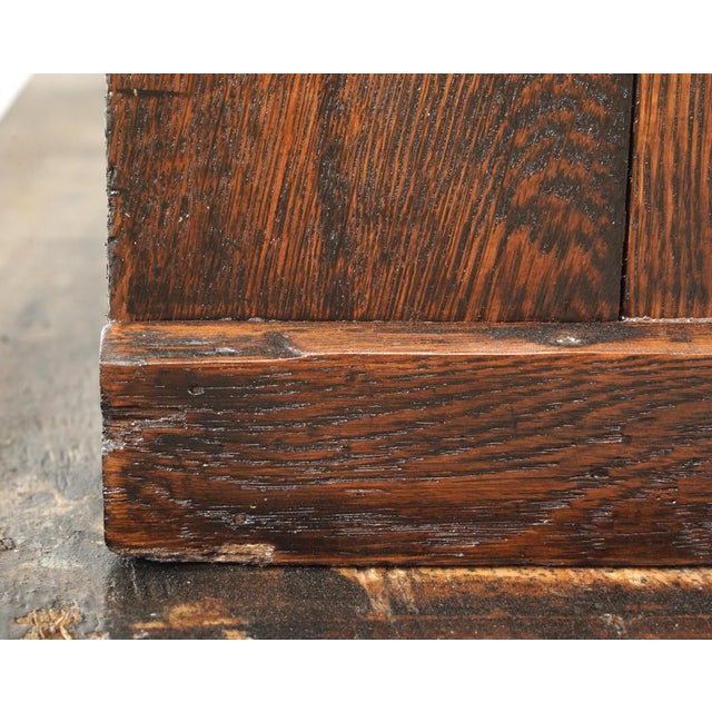 Antique 48 Drawer Oak Office Storage Cabinet For Sale - Image 10 of 12
