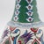 Mediterranean Handmade Ceramic “Gonca” Vase (25cm) – Emerald Green Neck & Tulip Garden Pattern – Mediterranean Home Decor For Sale - Image 3 of 7