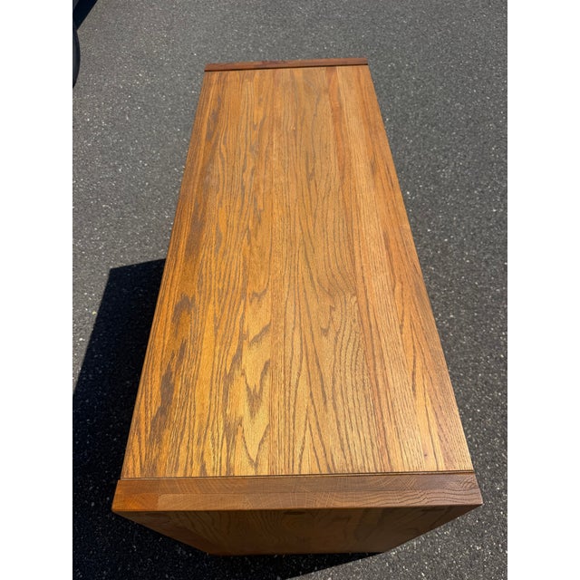 Wood Mid Century Modern Bowtie Credenza by Russel Wright for Conant Ball For Sale - Image 7 of 12