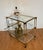 Art Deco Bar Trolley in Gold and Glass by Pierre Vandel, 1970s For Sale - Image 14 of 18