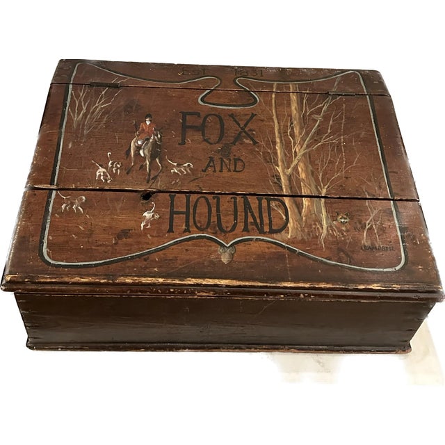 Antique English Fox & Hound Bookstand For Sale - Image 4 of 4