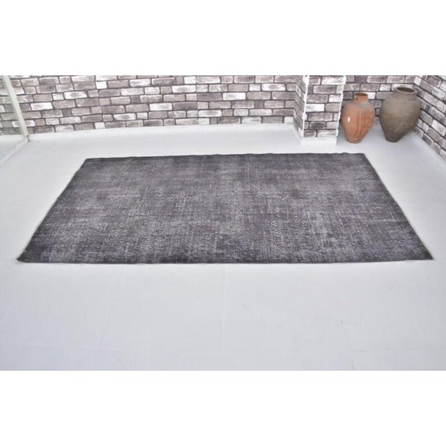 Handmade wool carpet in Turkish Anatolia , Vintage Oushak Rug,Turkish Vintage Anatolian Rug, Handmade wool Rug . One Of...