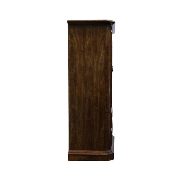 Stanley Furniture Solid Walnut Italian Provincial 40" Door Chest For Sale - Image 12 of 15