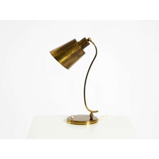 Mid-Century Modern Large Mid-Century Modern Brass Table Lamp, 1950s For Sale - Image 3 of 18