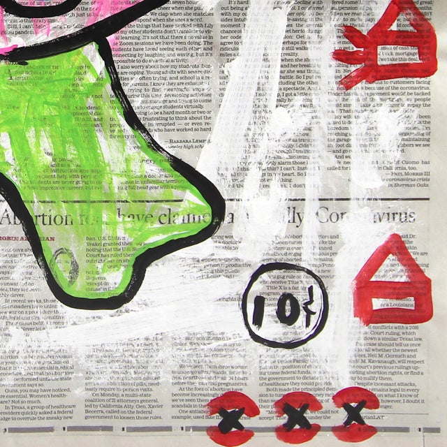2020s Ray Gun - Original Quirky Colorful Still Life Acrylic Pop Art by Gary John For Sale - Image 5 of 6