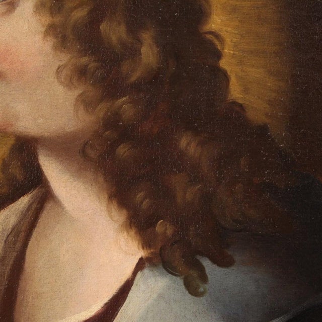 Italian Artist, Saint, 1770, Oil on Canvas For Sale - Image 10 of 15