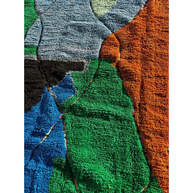 2020s Colorful Moroccan Berber Rug For Sale - Image 5 of 10
