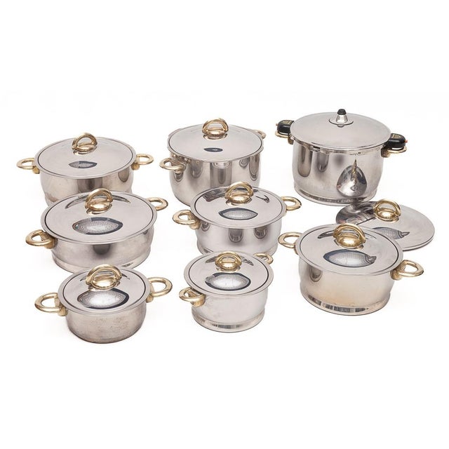 Cooking Set with Pressure Cooker from Kuhn Rikon, 1990s, Set of 8 For Sale - Image 10 of 10