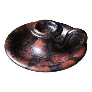 Fat Lava Majolica Candleholder from Karlsruhe, 1970s For Sale