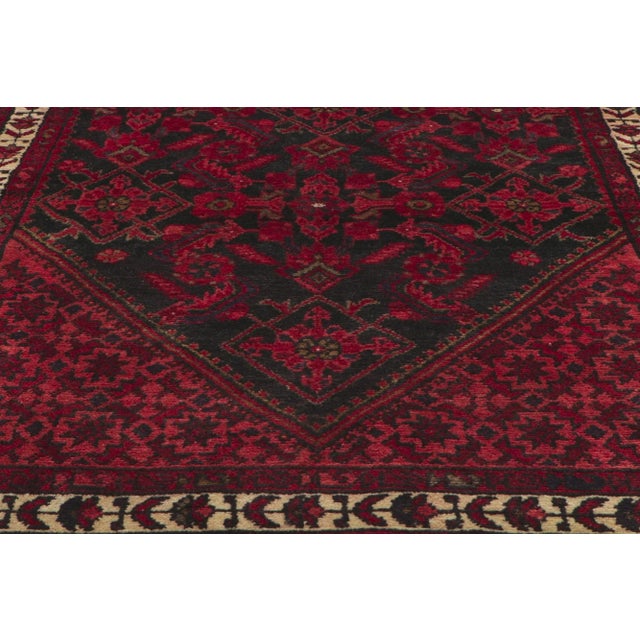 Vintage Persian Malayer Runner - 03'05 X 09'08 For Sale - Image 4 of 10