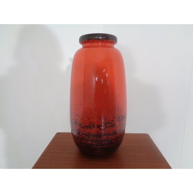 Large Glazed Ceramic Nr. 284-53 Vase from Scheurich, 1970s For Sale - Image 10 of 17