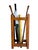 Early 20th Century Early 20th Century Arts and Crafts Mission Stickley Style Oak Wood Umbrella Stand For Sale - Image 5 of 17