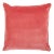 Lacefield Perry Velvet Pillow in Coral For Sale