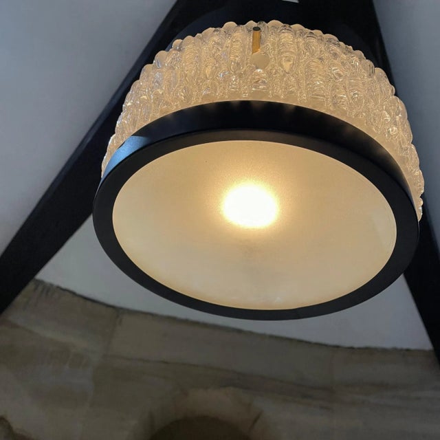 1950s Maison Arlus Modernist French Black Crystal Chandelier, France For Sale - Image 10 of 13