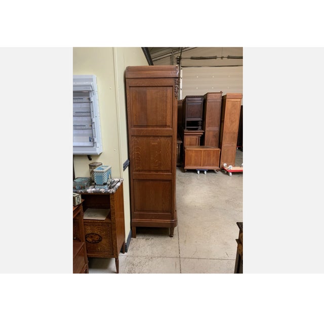 1930s Antique Art Deco Linen Cupboard, 1932 For Sale - Image 5 of 10