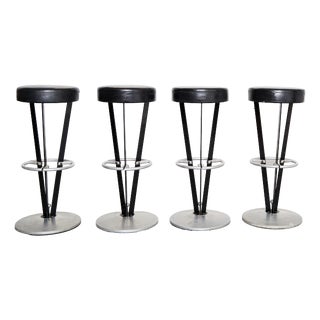 Dry Martini Bar Stool by Pedro Miralles for Akaba, 1980s, Set of 4 For Sale