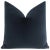 Pair of beautiful custom-made luxury Designer pillows in a Prussian Blue colorway. Meticulously handcrafted with serged...