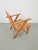 Dutch Modernist Brutalist Wooden Armchair with Rush Seat, 1940s For Sale - Image 6 of 12