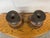 Designs West Stoneware Pottery Spherical Vases, Set of Two For Sale In San Francisco - Image 6 of 12
