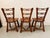 Traditional 1940s Romweber Viking Oak Equestrian Horse Head Dining Side Chair Trio For Sale - Image 3 of 15