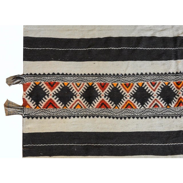 Vintage Mid Century Moroccan Kilim Runner For Sale - Image 4 of 12