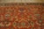 Rustic 1900s Red Rust Rustic Floral Antique Persian Sultanabad Rug 11' 6'' X 12' Handknotted Wool Carpet For Sale - Image 3 of 6