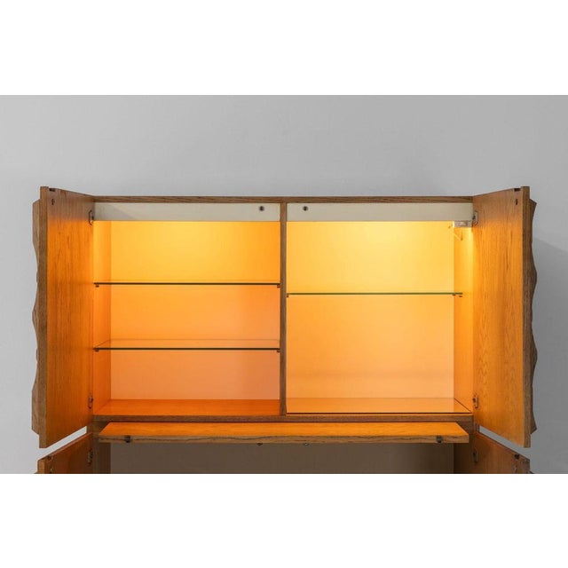 Niagara Cabinet in Oak by Maison Aurora, Belgium, 1975 For Sale - Image 13 of 17