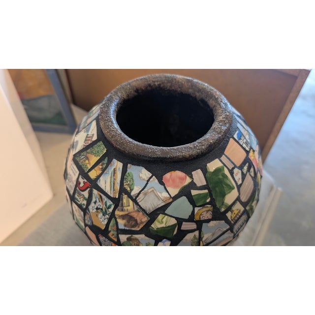 1970s Stunning Memory Vase Pottery For Sale - Image 9 of 13