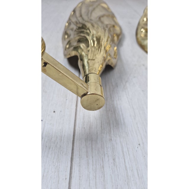 Brass Wall Lamps by Carlo Giorgi for Bottega Gadda, 1960s, Set of 2 For Sale - Image 6 of 12