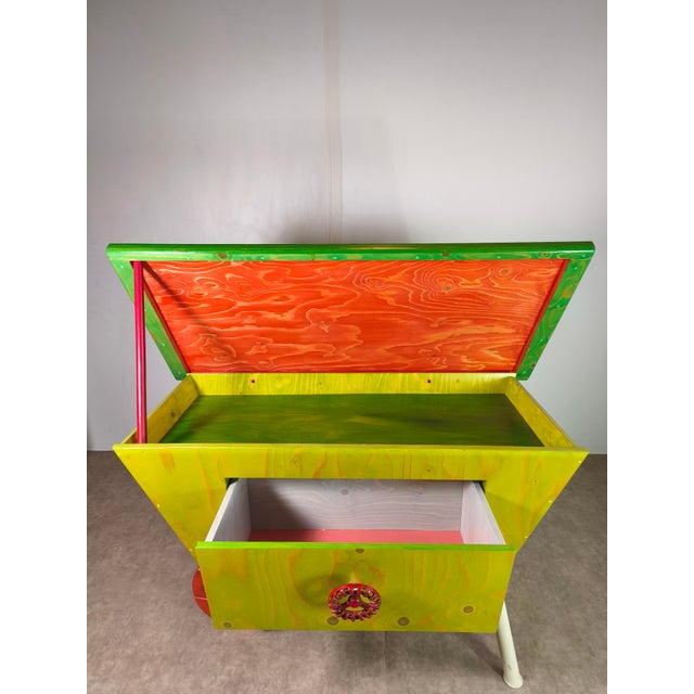 Vintage Radical Design Artists Chest of Drawers by Dieter Zimmermann, 1990s For Sale - Image 11 of 16