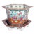 Chinese Export Porcelain Rose Canton Cache Pot & Stand For Sale