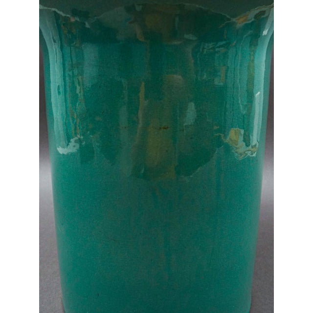 Mid 20th Century Robinson Ransbottom Roseville, Oh Monumental Cog Gear Planter For Sale In Miami - Image 6 of 8