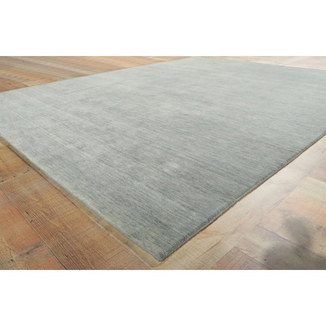 Gray Area Rug With Modern Style - 08'01 X 10'00 For Sale In Dallas - Image 6 of 9
