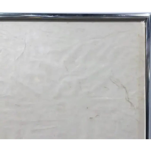 Large Mid Century Church Drawing, Signed For Sale - Image 9 of 10