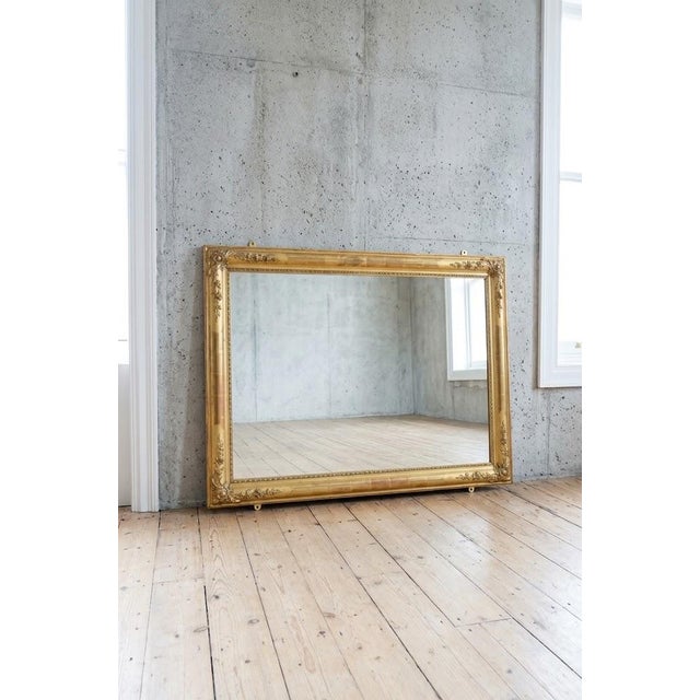 Giltwood Wall Mirror from Belle Epoque, France, 1880 For Sale - Image 4 of 16