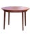 Round Danish Dining Table in Veneered Teak with Extension Leaves, 1960s For Sale - Image 4 of 14