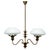 Mid-Century Modern Brass Chandelier from Jablonec Glassworks, 1970s For Sale - Image 13 of 13