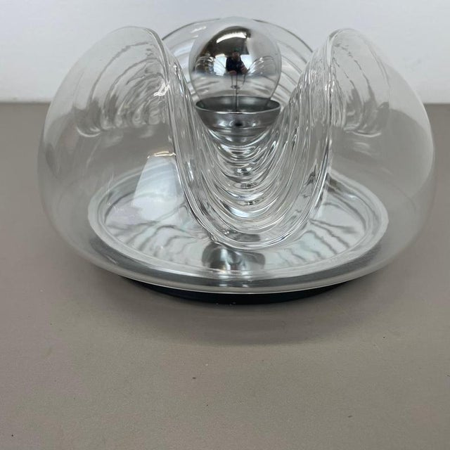 Wave Wall Light from Peill & Putzler, Germany, 1970s For Sale - Image 11 of 17