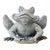 Vintage Cast Resin Frog Planter For Sale