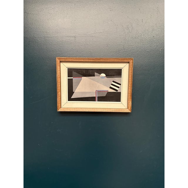 Lars. Gideon, Abstract Composition, 1960s, Oil on Canvas, Framed For Sale - Image 13 of 18