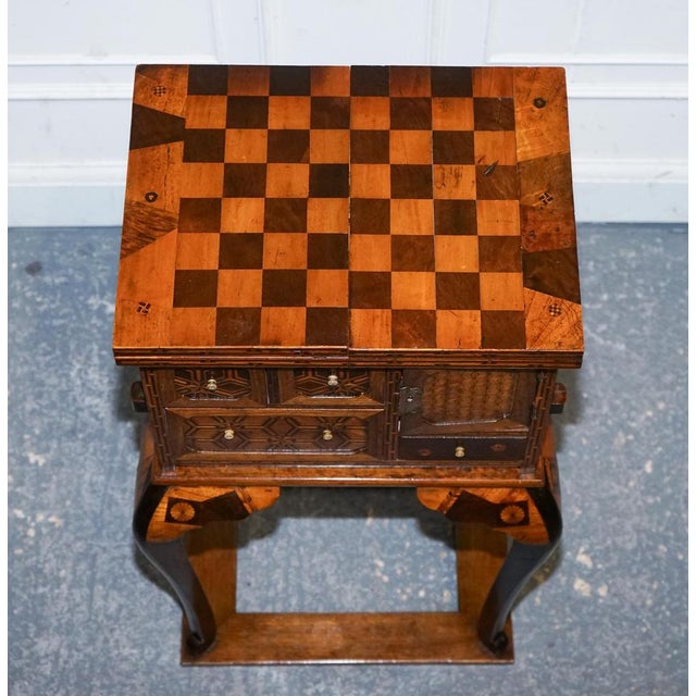 Antique Japanese Marquetry Game Table, 1800s For Sale - Image 13 of 18